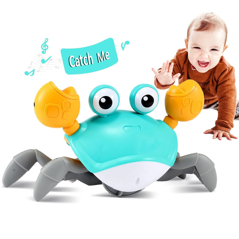 Crawling Crab Baby Toy Infant Tummy Time Toys 3 4 5 6 7 8 9 10 11 12 Babies