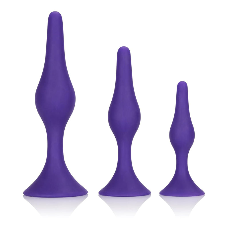 Booty Call Booty Trainer Kit- 3 Piece Silicone Butt Plug Set With Suction Cup BlessMyBucket Booty Call Booty Trainer Kit- 3 Piece Silicone Butt Plug Set With Suction Cup BlessMyBucket