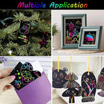 56 Pcs Scratch Art Set for Kids with Black Paper, Cards, Boards & Doodle Pads