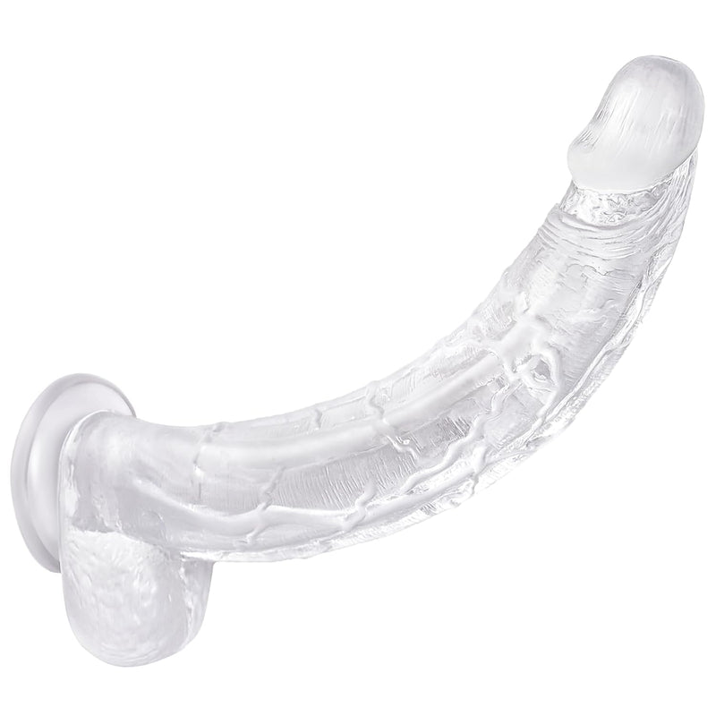 13 Inch Huge Realistic Clear Dildo Adult Sex Toys For Women, G Spot Anal Stimulation With Strong Suction Cup For Hands Free Play,Body-Safe Material Lifelike Large Penis Adult Anal Sex Toys For Couple