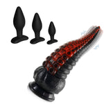 Anal Plug Training Sets + Tentacle Dildo Vibrator