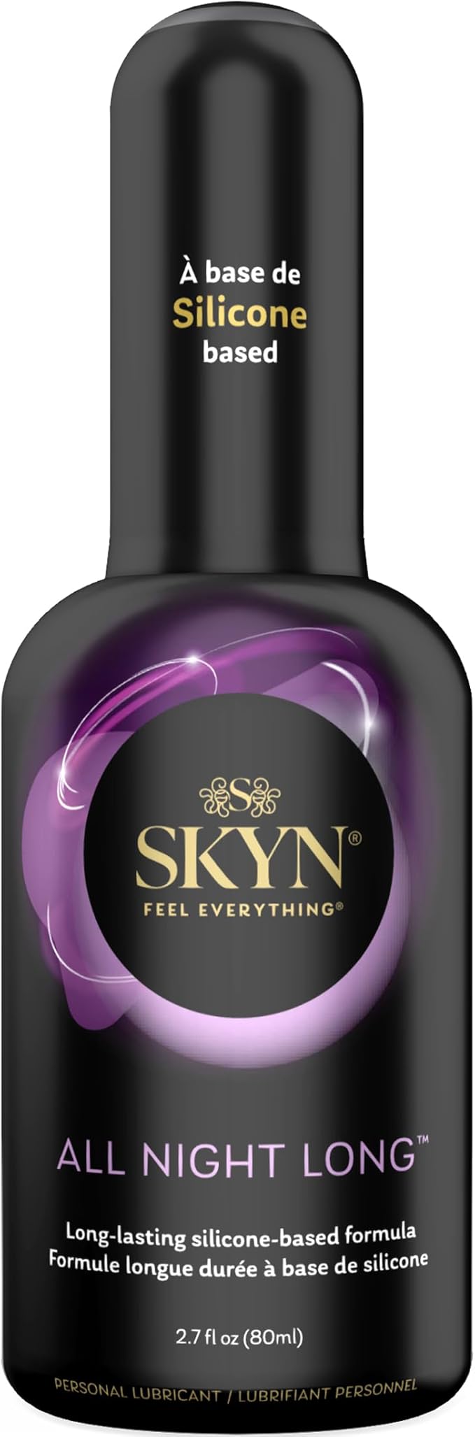 Long-Lasting Silicone-Based Lube (2.7 oz) for Men, Women & Couples – Condom Safe