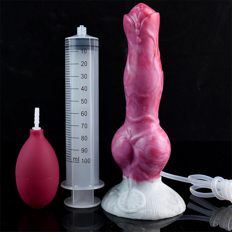 Squirting Dog Knot Dildo,Realistic Wolf Ejaculating Pink Dildos With P BlessMyBucket Squirting Dog Knot Dildo,Realistic Wolf Ejaculating Pink Dildos With P BlessMyBucket