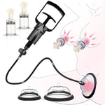 Premium Extended Pussy Pump With 2 Nipple Suckers Set, Clitoral Pump Bdsm Erotica Vagina Pump Female Couple'S Sexual Pleasure Tool, Nipple Sucking Toy With 4 Power Suckers, Adult Sex Toy Set