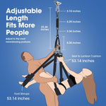 360° Spinning Sex Swing with Adjustable Straps & Sturdy Stand for Couples