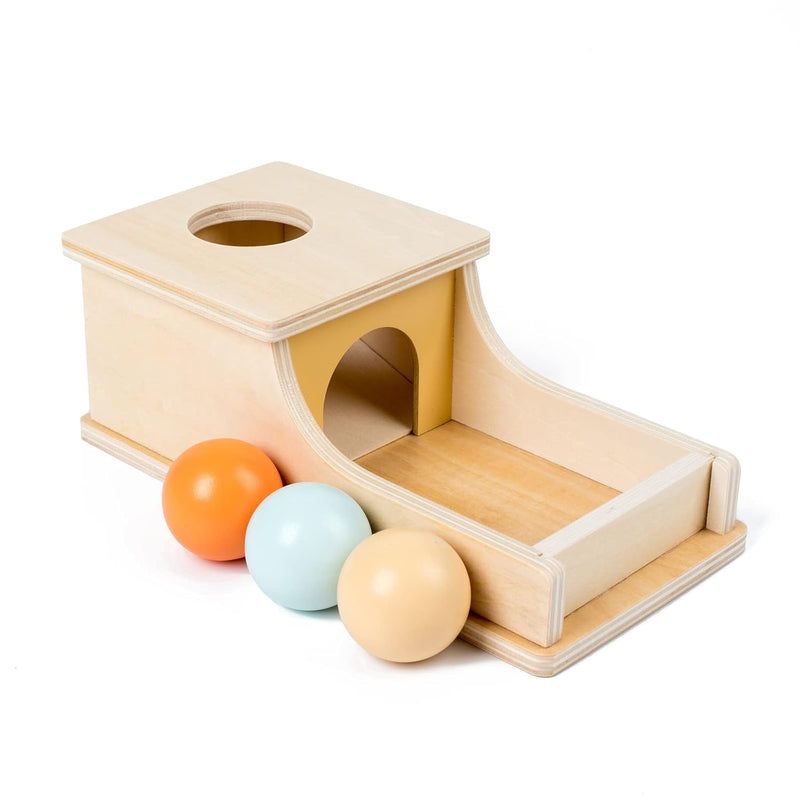 Montessori Toys For Babies 6 12 Months Object Permanence Box Wooden Ball Dr