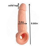 Threaded Mace Condom Male Condom Adult Lock Fine Ring Sleeve Extender Flesh