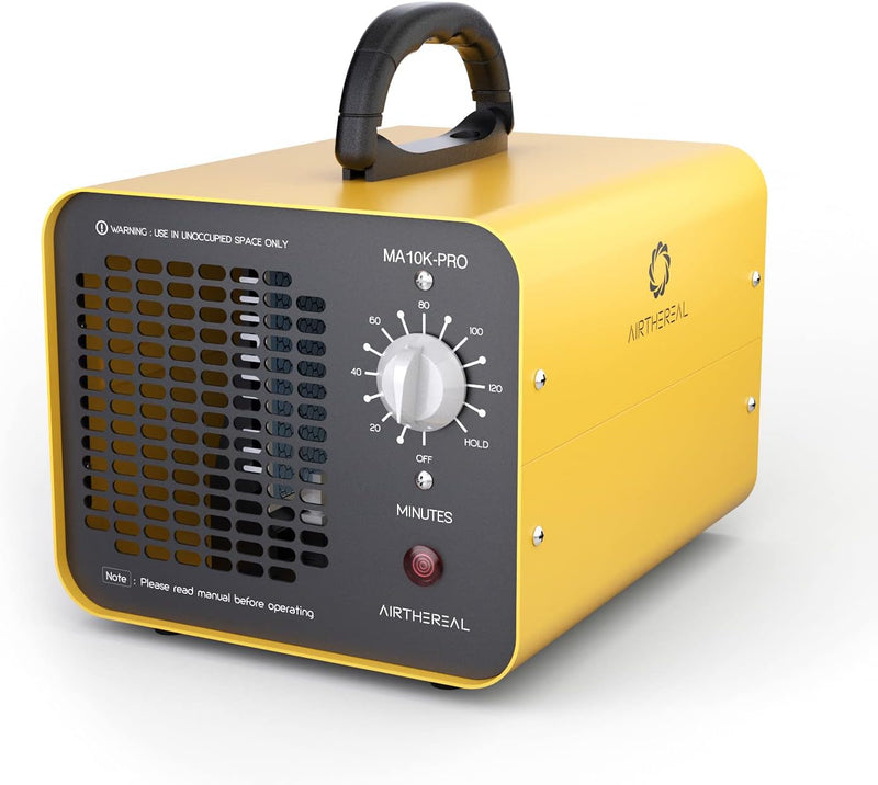 MA10K-PRO Ozone Generator 10000 mg/h High Capacity O3 Machine, Home Ionizer Odor Remover, Yellow