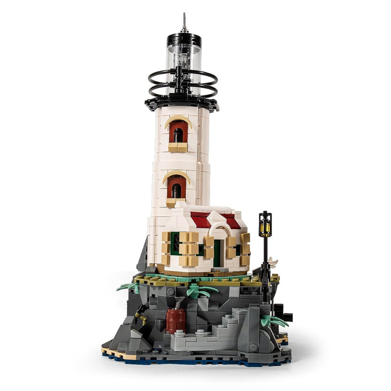 Island Lighthouse Building Block Sets With Glowing Lighting, Unique Collect