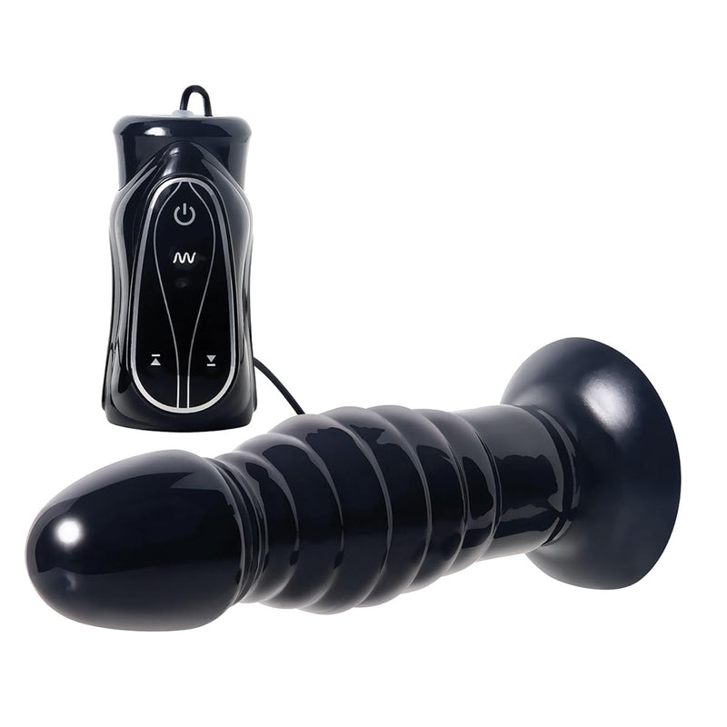 Multi-Function Thrusting Anal Vibe, 6", Black