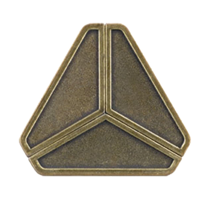 Delta Hanayama Metal Brainteaser Puzzle Mensa Rated Level 3, For Ages 12 An
