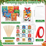 24 Pack Christmas Scratch Art Crafts Party Favors for Kids