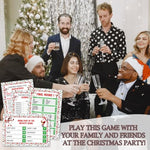 Christmas Feud Games, Xmas Santa Game Cards, Winter Party Games For Family Friends, Friendly Feud Game For Groups, Holiday Party Decorations Supplies Favors, 18