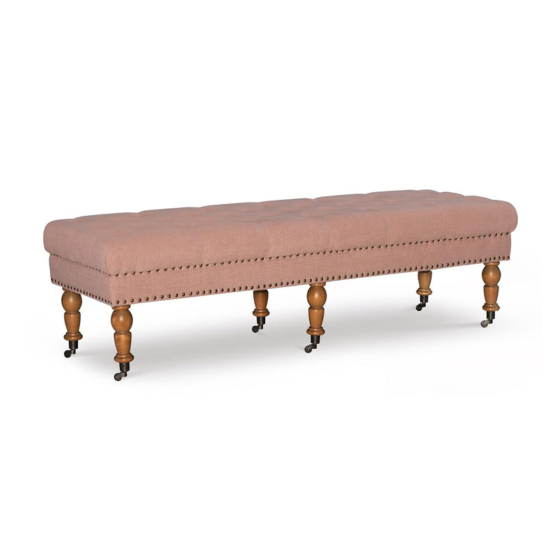 Hattie Washed Bench, Pink