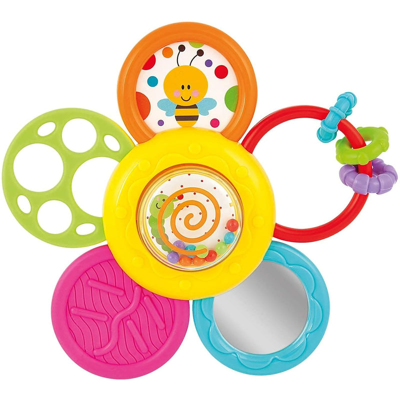 Infant Spin, Rattle And Teether Toy. Baby Multi Use Toy For Better Relaxation