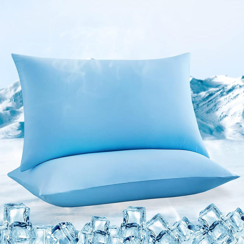 Cooling Pillowcases, Ultra Cool Pillow Cases With Stretch Japanese Q-Max 0.55