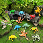 36Pcs Plastic Frogs Toy For Kids, Small Realistic Frog Toys Bulk, Mini Resin Fake Frog Figures For Forest Animals