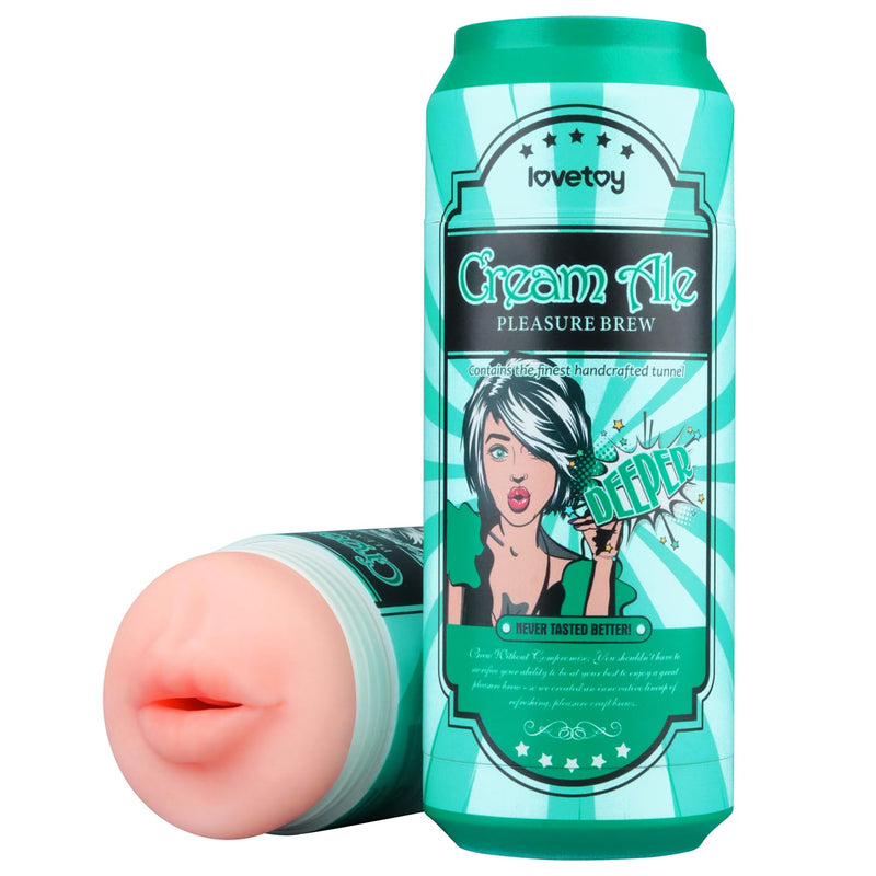 Male Masturbator Cup, Pleasure Brew Men Masturbation Cup Ass Vagina Masturbator Sex Realistic Textured Pocket Pussy Stroker, Blowjob Machine Oral Masturbator Adult Sex Toys Penis Stimulation