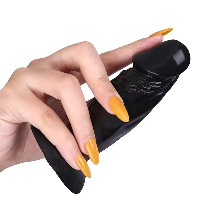 Small Dildo 3.94 Inch Small Anal Plug Anal Training Realistic Mini Dildo For Beginner Dildo Anal Small Sex Toys For Women Men Adult Sex Play Black