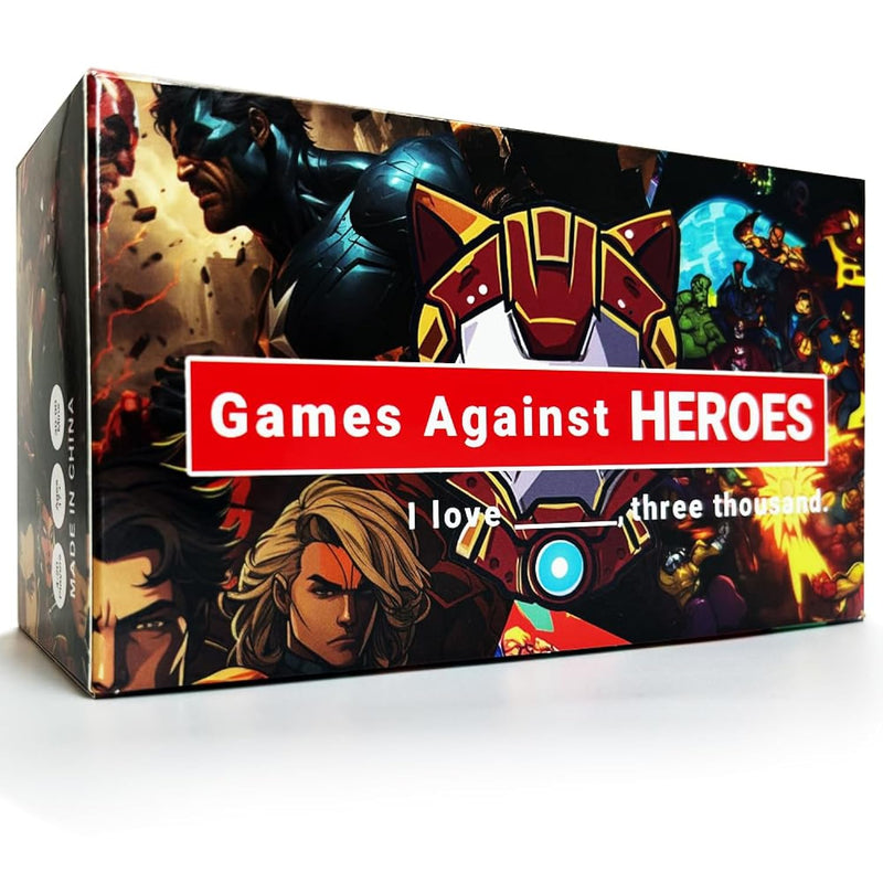 Games Against Heroes Adults Limited Edition 600 Cards Bundle Big Black Box Exp