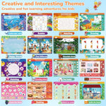 Search And Find Books For Kids 3-5, Reusable Preschool Learning Activities, Perfect Road Trip Essentials, Educational Toys, 28 Pcs Busy Books For 3 4 5 6 Year Old Boys Girl Christmas Birthday Gifts