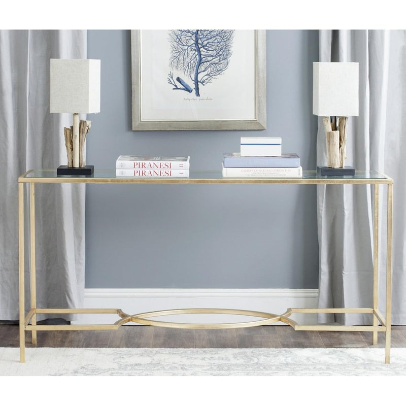Home Collection Inga Gold Console Table
