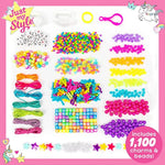 ABC Bead Kit with Alphabet Charms, Seed Beads, Cords & Key Ring