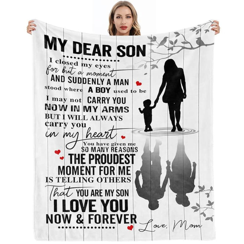 Gifts For Son From Mom Fathers Day Birthday Gifts To My Son Blanket Boys Chris