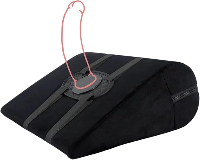 Foam Positioning Pillow with Suction Cup Toy Mount & Adjustable Nylon Straps