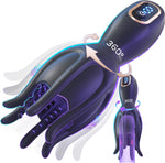 Male Masturbator with 360° Rotating Vibration & Soft Silicone Sleeve