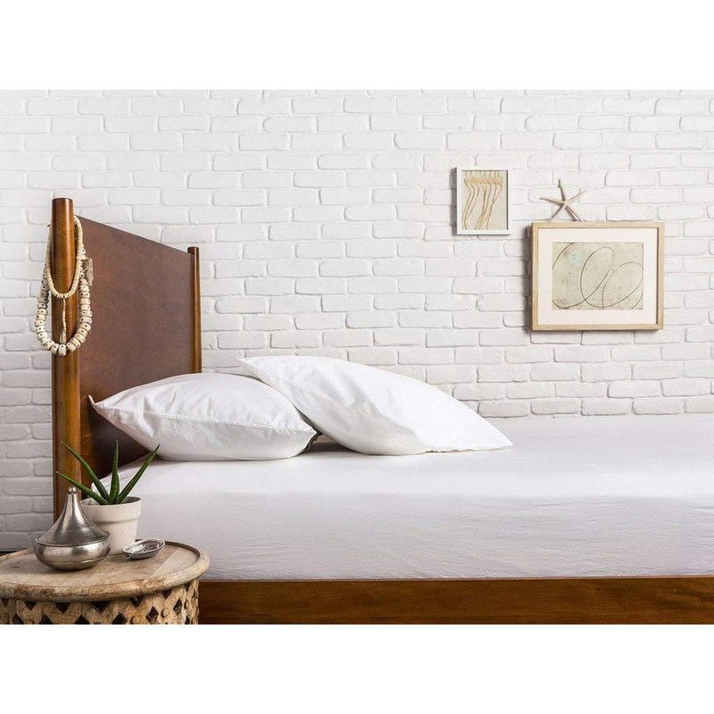 100% Egyptian Cotton 800 Thread Count, White Queen Fitted Sheet With Elastic A