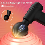 Wand Vibrator Adult Sex Toys - Powerful Mini Vibrator Wand Massager Clit Stimulator Female Sex Toys With 10 Vibration Modes, Muscle Relaxing Vibrating Wand Adult Toys For Women Sex Pleasure
