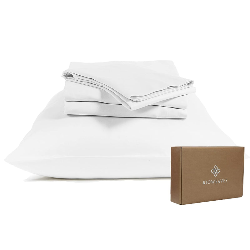 100% Organic Cotton Sheets, 300 Thread Count 4-Piece Gots Certified Bed Sheet