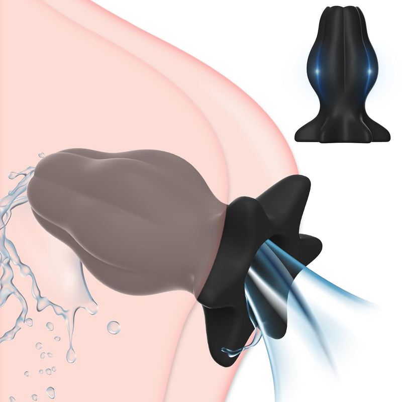 Hollow Tunnel Anal Plug,Enema Butt Plug Bdsm Games Adult Sex Toy?M?