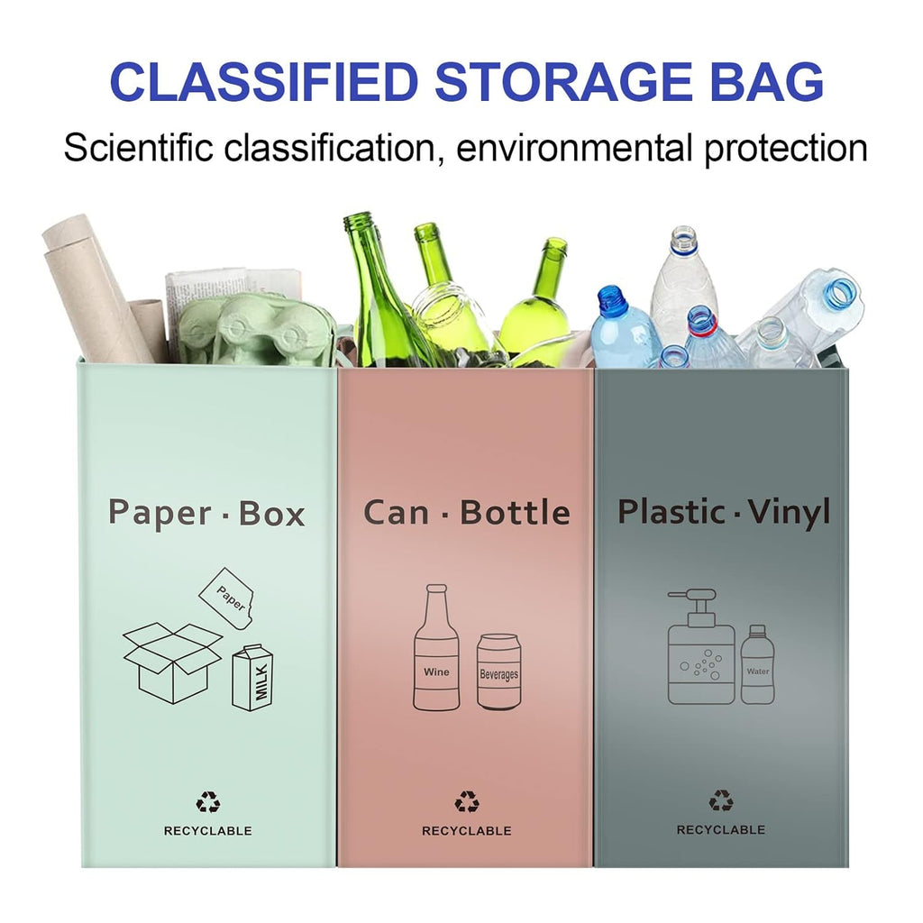 Separate Recycling Waste Bin Bags for Kitchen Home - 42 Gallon Recycli ...