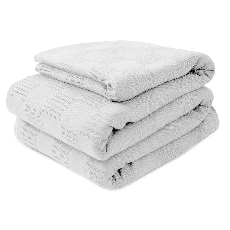 Avalon 100% Cotton Blanket (King Size - 90X108 Inches), Soft Breathable Blanke