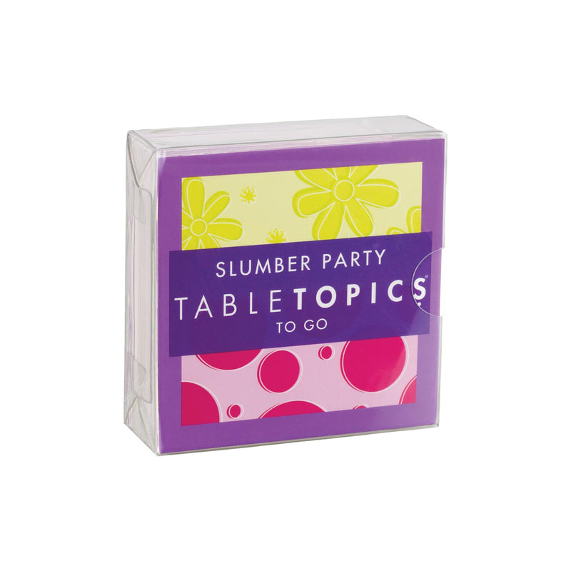 TableTopics to Go Slumber Party - 40 Fun Thought-Provoking Conversation Car