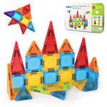 70Pcs Mini Magnetic Tiles Kids Toys Stem Magnet Toy For Toddler Magnetic Blocks Building Preschool Learning Sensory Montessori Toys For 3+ Year Old Boys And Girls, Safe Creativity Toddler Kids Toy