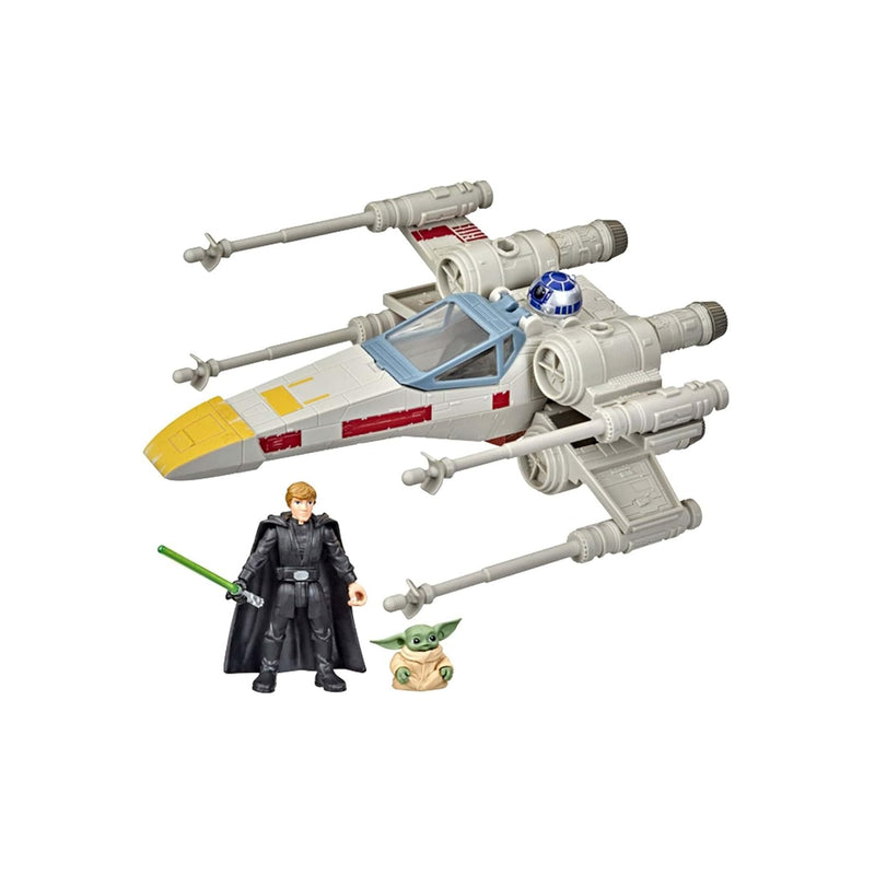 STAR WARS Mission Fleet Stellar Class Luke Skywalker & Grogu X-Wing Jedi Se