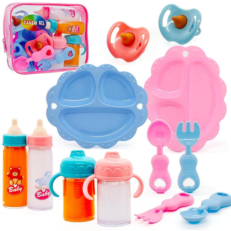 Baby Doll Accessories Magic Bottle Set Magic Disappearing Milk Juice Bottle