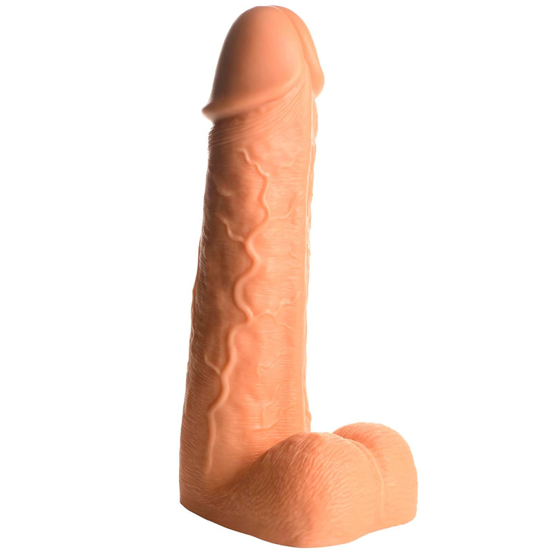 Master Cock Moby 2 Foot Tall Super Dildo For Men, Women & Couples. Super-Sized Dildo With Realistic Details And Sturdy Base, 24 Inches Tall. Decor Piece, Kinky Prop, Sex Furniture. 1 Piece, Light