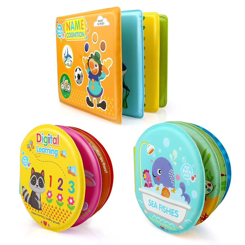 Baby Bath Toys, Nontoxic Bath Books For Babies Bath Time, Bathtub Toys For