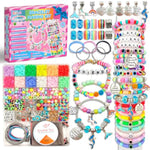 3400 Pcs Unicorn Mermaid Jewelry Making Kit for Girls Ages 5-12