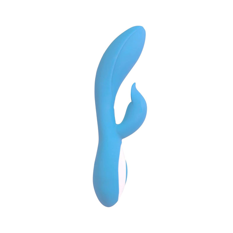 G-Spot Silicone Rabbit Vibrator Blue, Rechargeable Clitoris Stimulator, Water-Resistant And Multi Function, Adult Sex Toy, Dual Stimulation