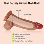 12'' Huge Thick Dildo, 2.8'' Diameter Realistic Silicone Dildo, Xxl Fat Dildos With Powerful Suction Cup Suitable For G-Spot Vaginal And Anal Stimulation, Sex Toy For Experienced Men And Women