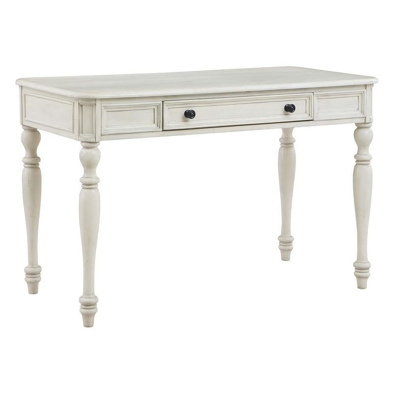 Country Meadows 48 Inch Writing Desk With Drawer, Antique White