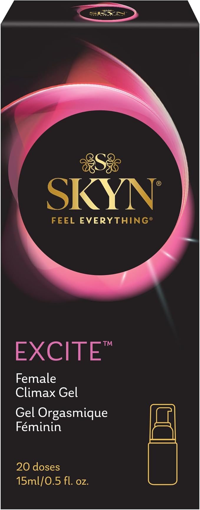 EXCITE Female Sexual Stimulation Gel, 0.5 Oz - Enhances Sensual Experience