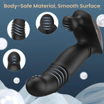 Thrusting Prostate Massager - 9 Thrusting &amp; Vibration Modes, 3 Motor