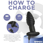 Rimming Vibrator Sex Toy For Men Women, Vibrating Roating Anal Plug With Remote, Asshole Stimulator Male Prostate Massager Anal Hole Plug Butt Sex Toys Adult