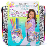 Color Your Own Unicorn Doodle Messenger Bag with Adjustable Strap